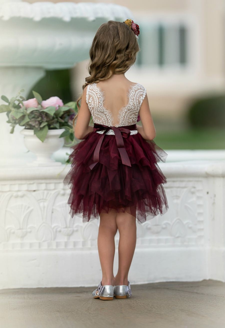 Claire Dress - Eggplant #121