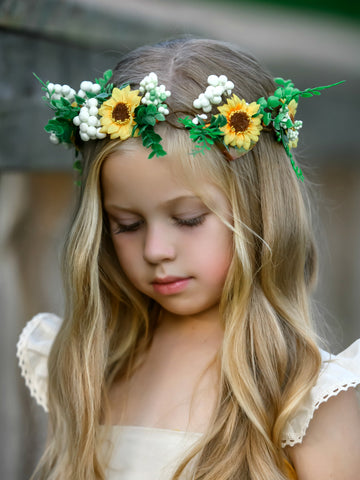 Blossom Flower Girl Crown