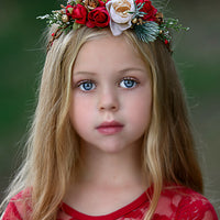 Natalie Flower Girl Crown