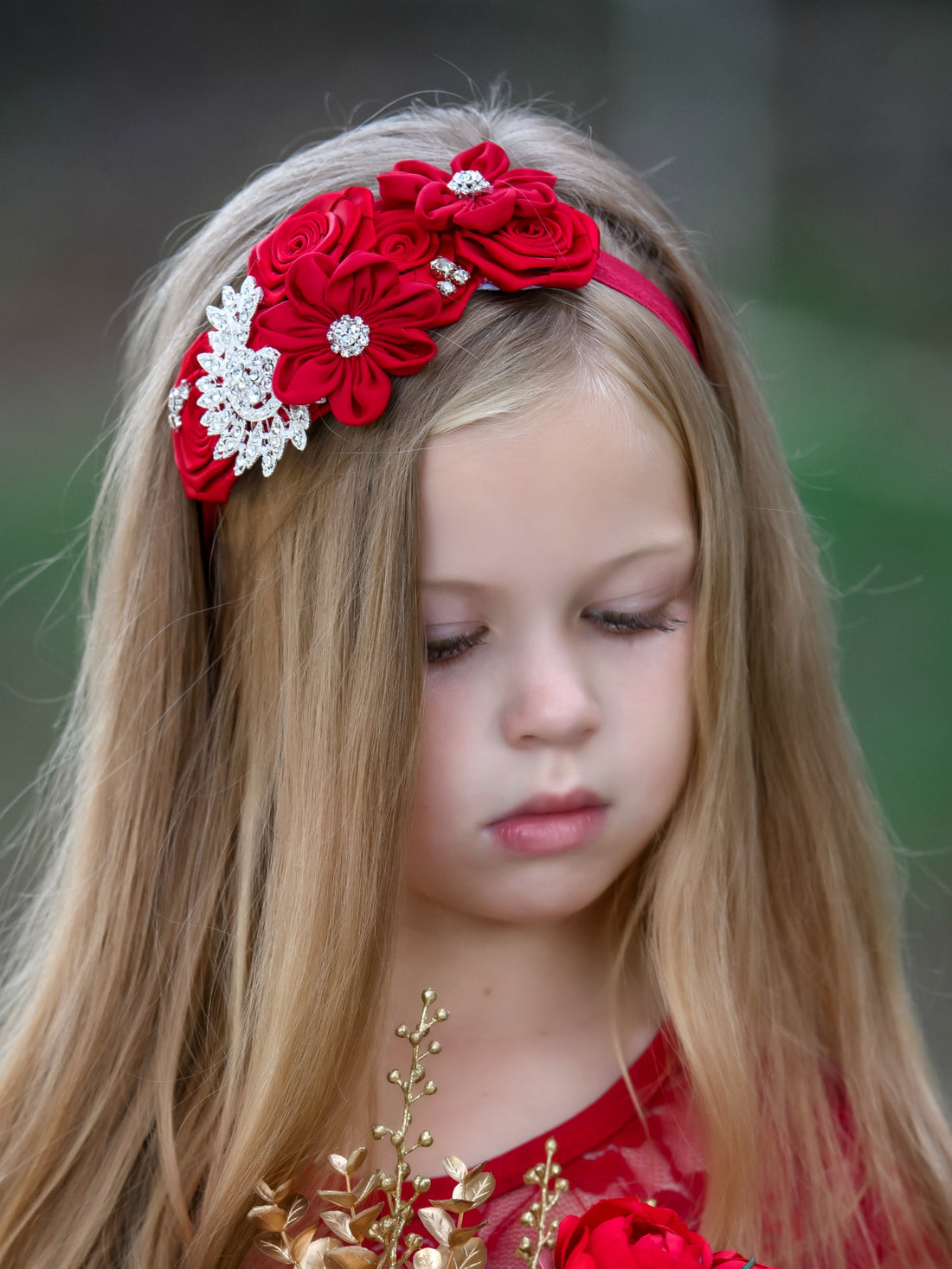 Seraphine Headband Red