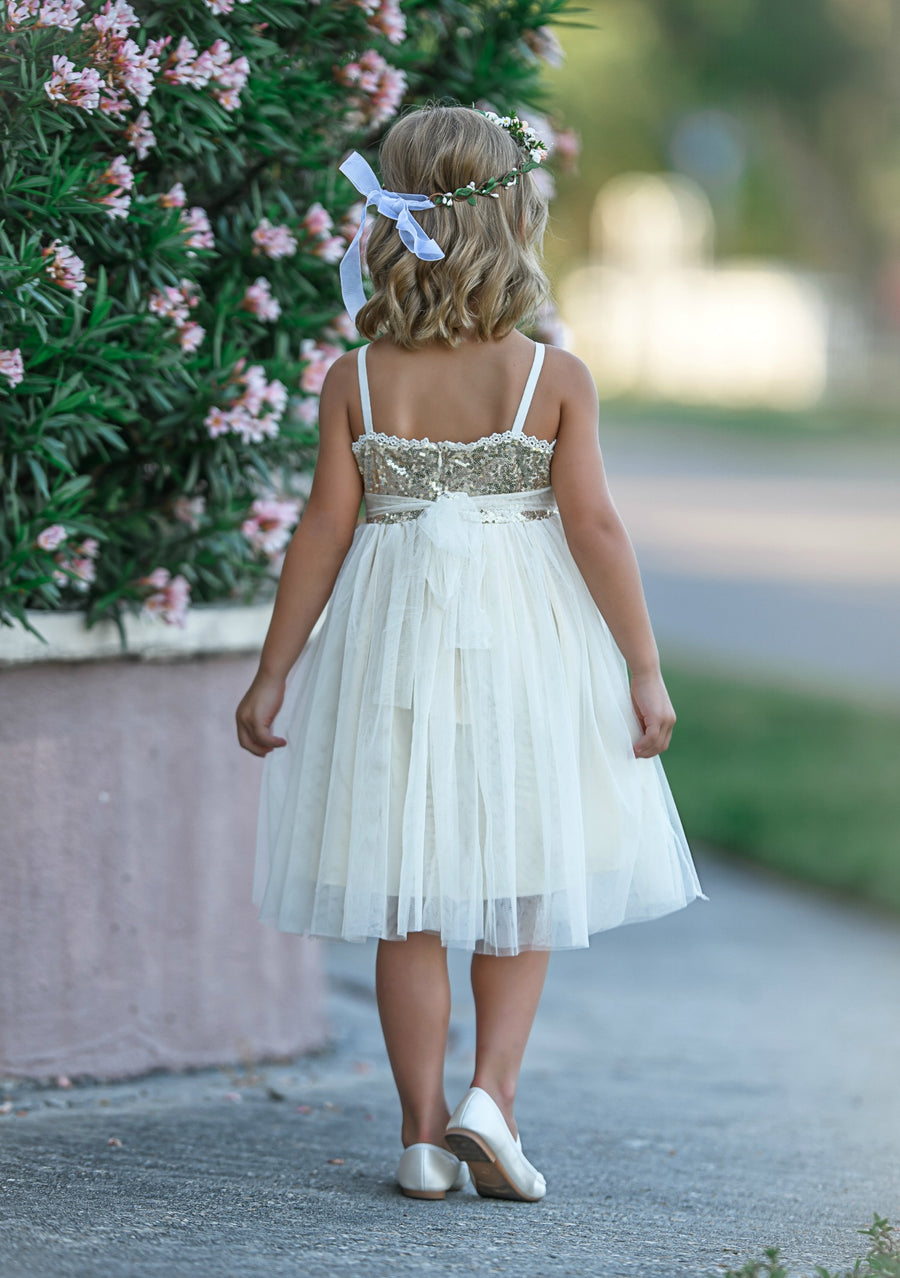 Beatrice Dress - Gold #89
