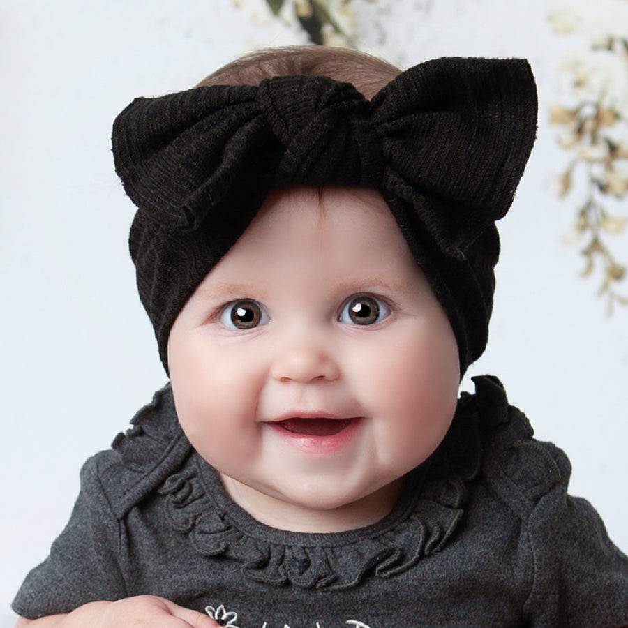 Reese Ribbed Bow Headwrap - 10 Colors