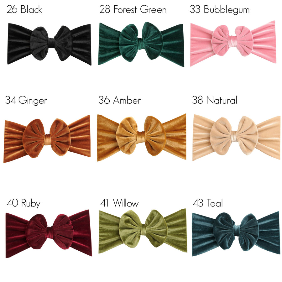 Velvet Headwraps 21 Colors