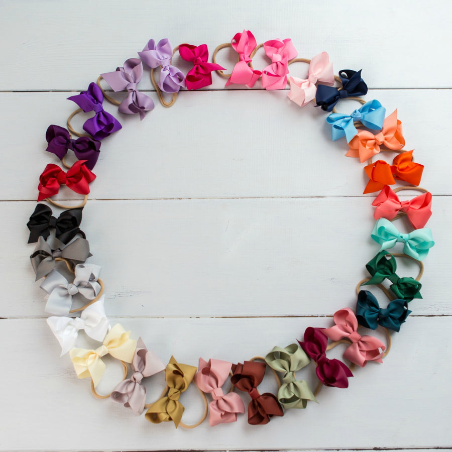 Grosgrain BOW Headbands 29 Colors