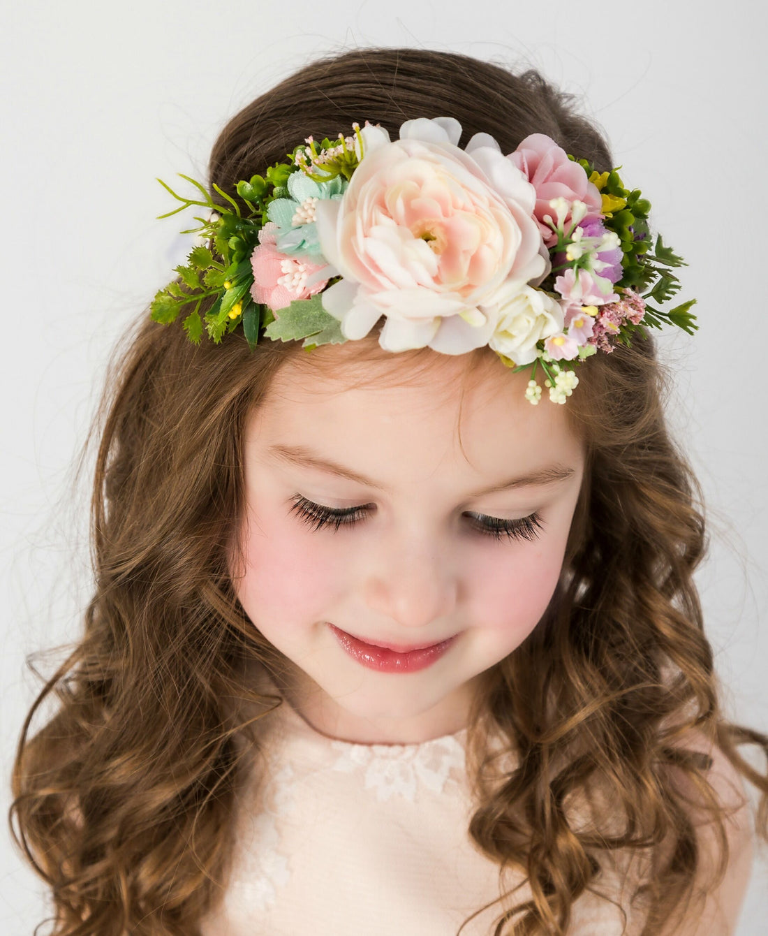 Ines Flower Girl Crown