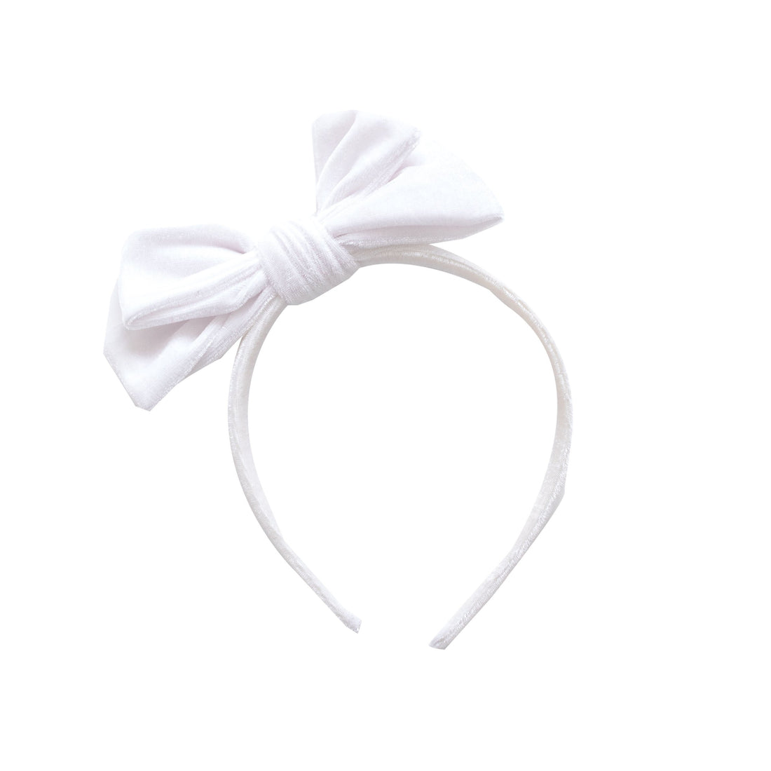 Ariela Velvet Bow Hard Headband - 18 Colors