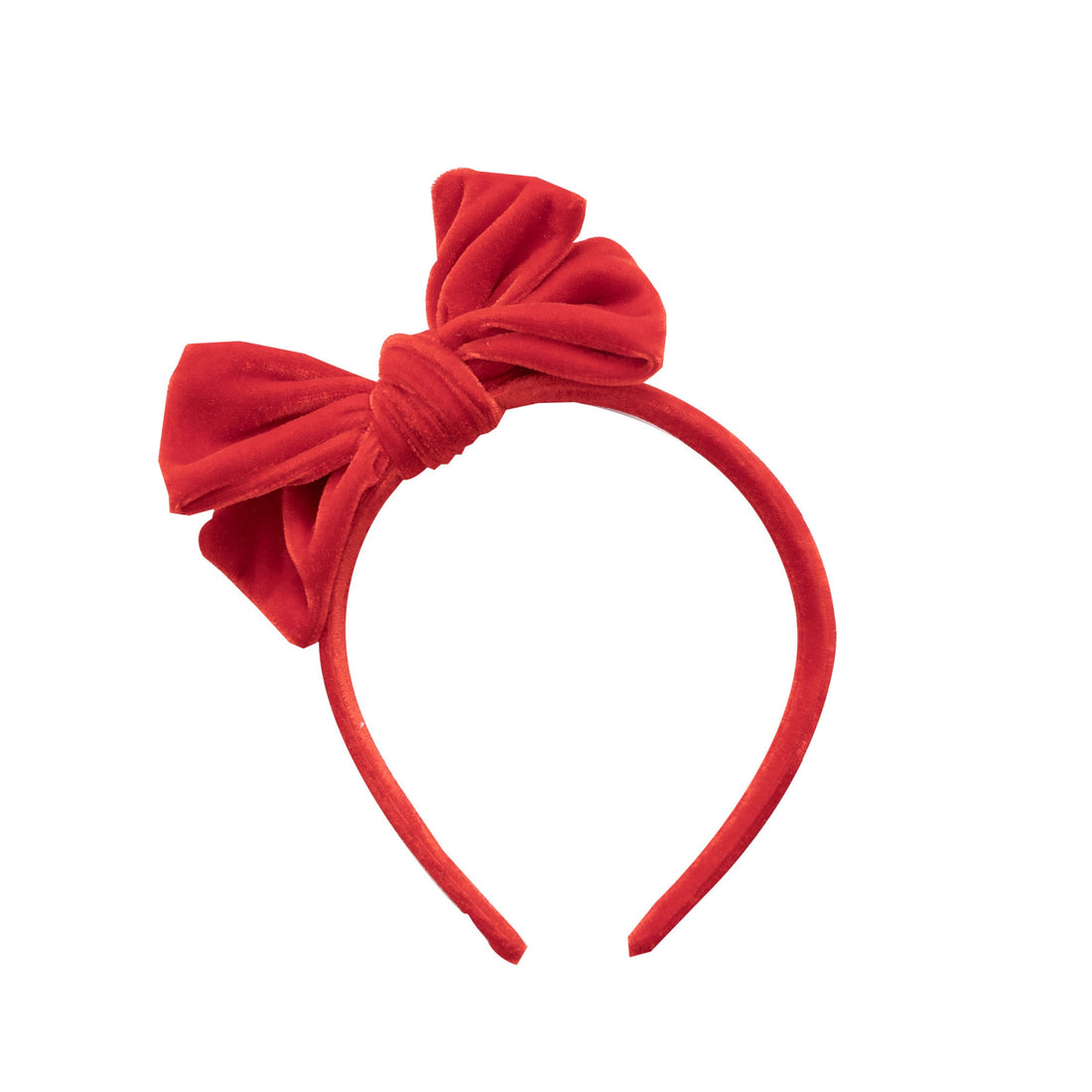 Ariela Velvet Bow Hard Headband - 18 Colors