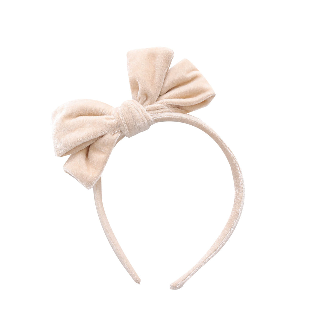 Ariela Velvet Bow Hard Headband - 18 Colors