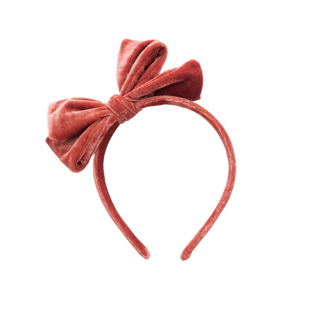 Ariela Velvet Bow Hard Headband - 18 Colors