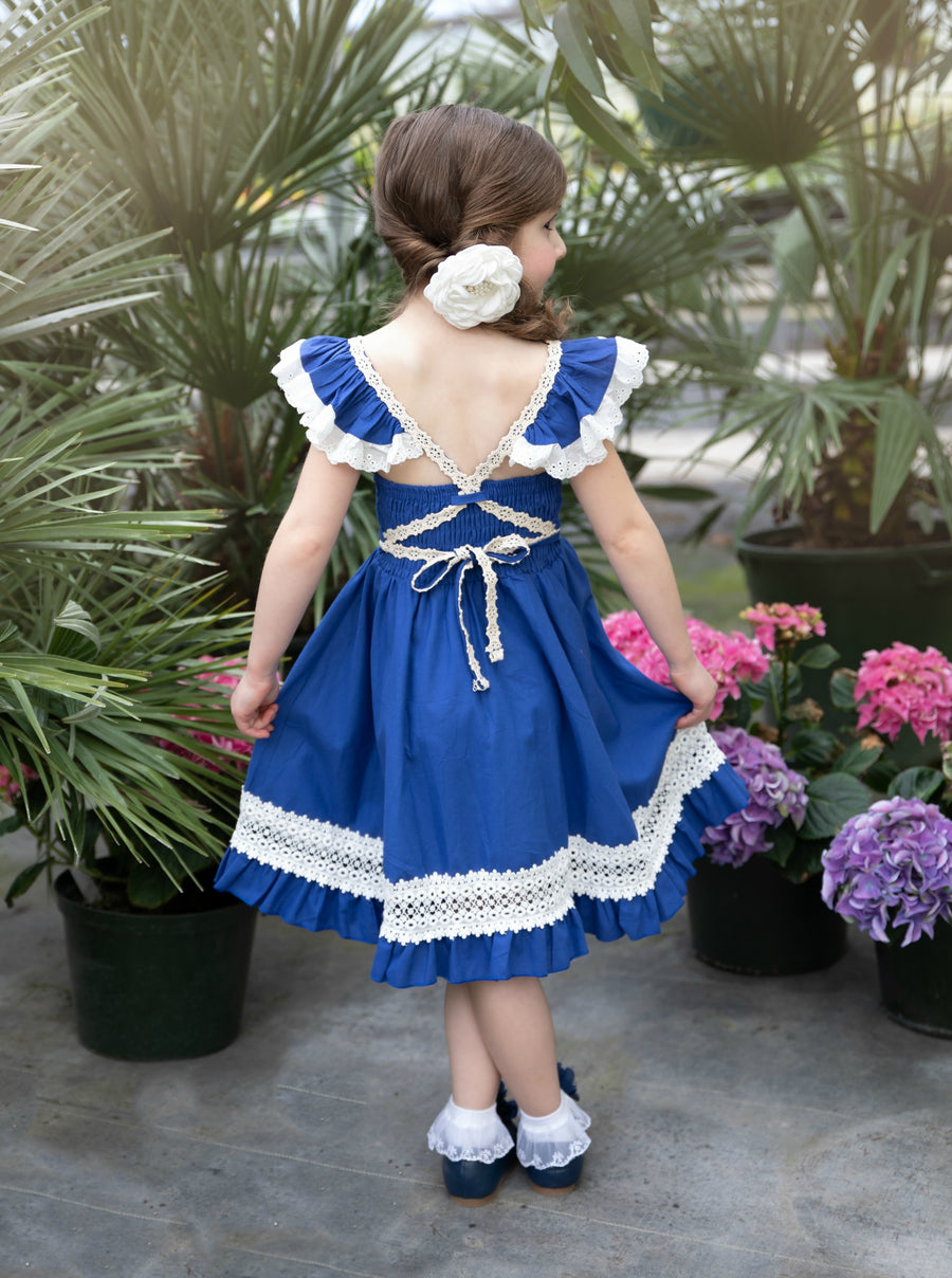 Matilda Dress - Royal #217