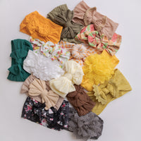 5 or 10 Headbands GRAB a BAG WIDE NYLON Headbands