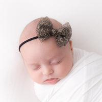 Sheer Sparkle Bows Headbands 5 Colors 2 Sizes