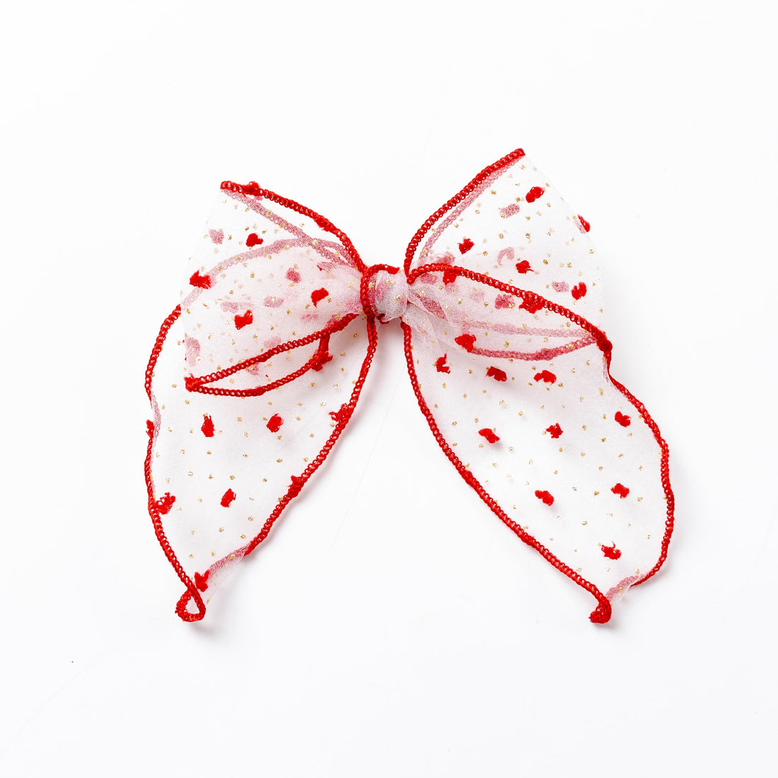 FABLE Christmas Bows Hair Clips 2 Sizes
