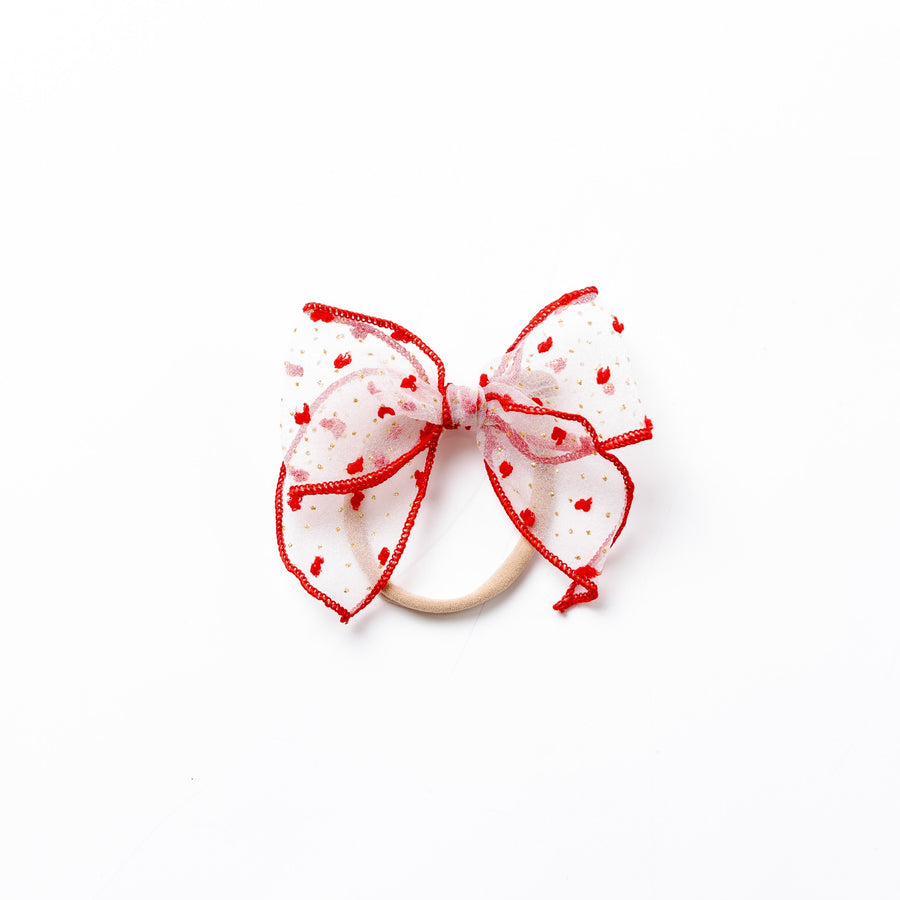 FABLE Christmas Bows Hair Clips 2 Sizes
