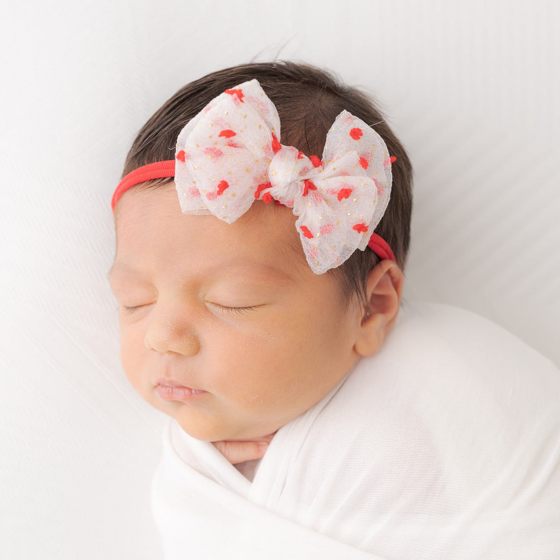 Valentine's Carol Bows Headbands 2 Sizes