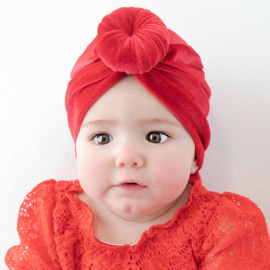 Turban ROUND KNOT VELVET Hats 12 Colors