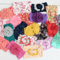 5 or 10 Headbands GRAB a BAG WIDE NYLON Headbands