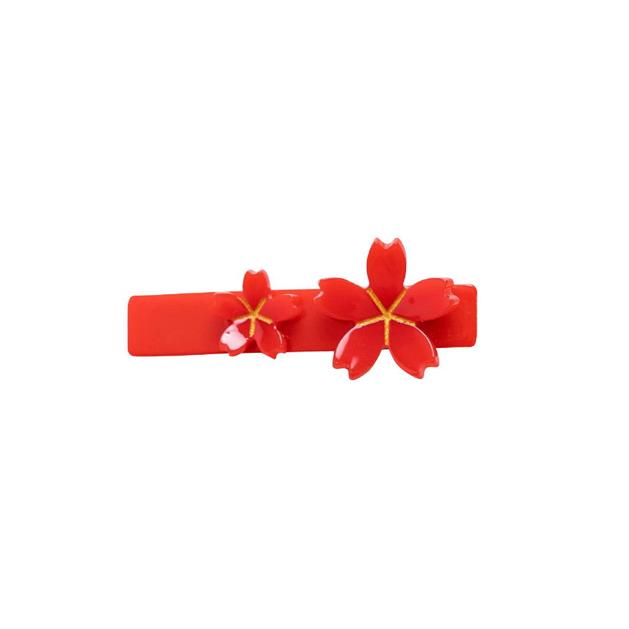 DOUBLE FLOWER CLIP NON SLIP CLIP - 10 Colors