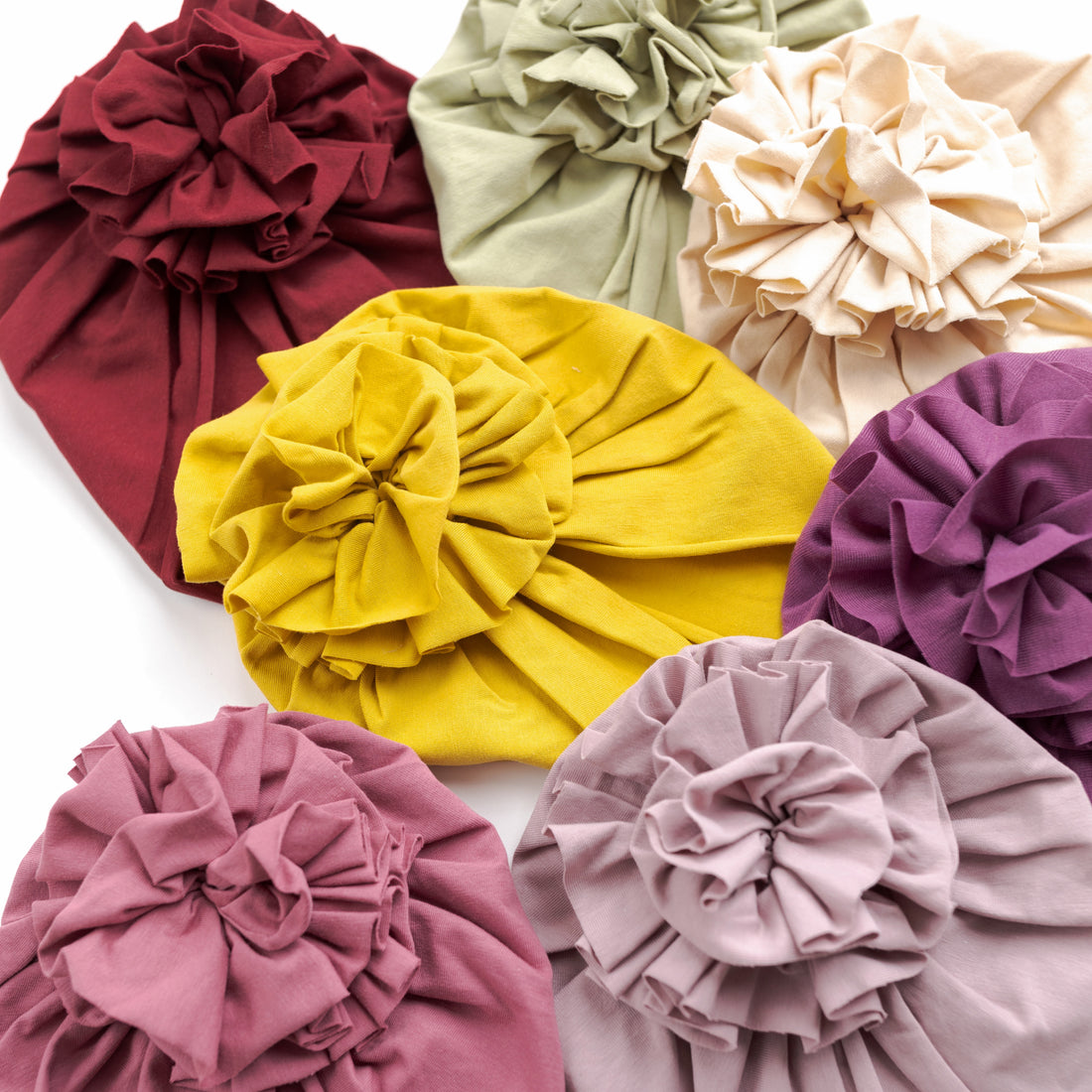 Turban FLOWER Hats 20 Colors
