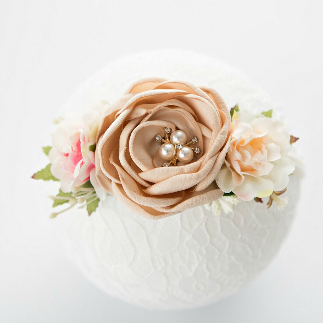 Pocket Full of Posies Headband - Avery Champagne