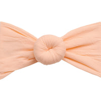 Round Knot Turban - Peach