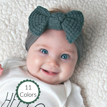 Ari Waffle Bow Nylon Headwrap - 11 Colors
