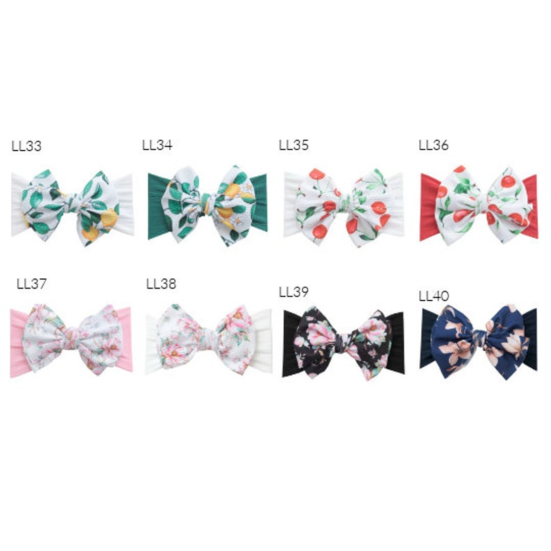 Jumbow Lola Wide Nylon Headbands - 21 PRINTS