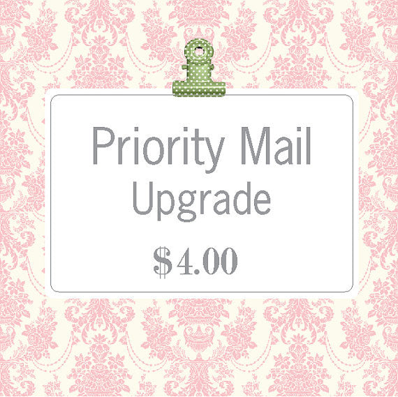 Priority Mail Upgrade - Think Pink Bows