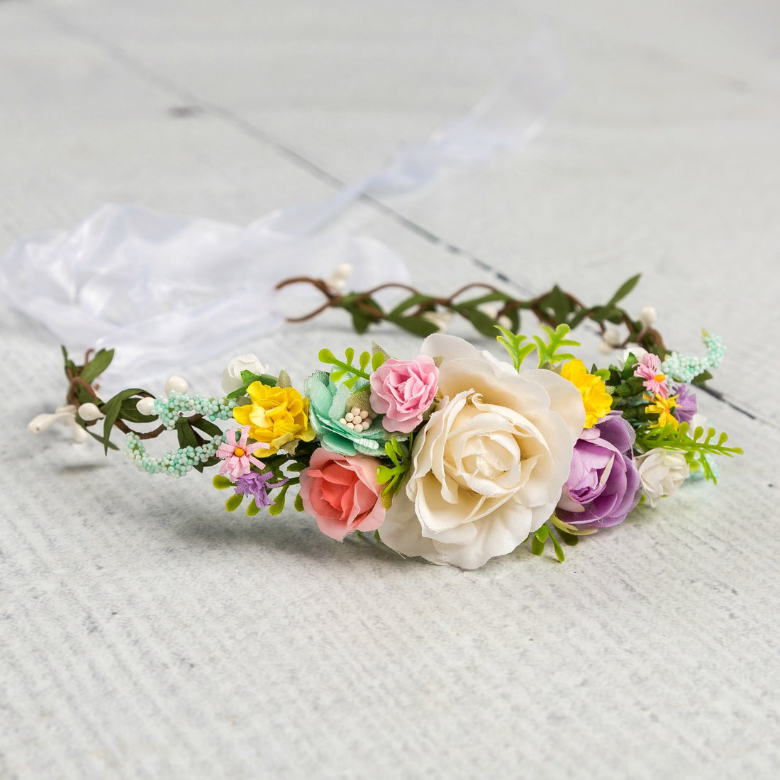 Kinsley Flower Girl Crown