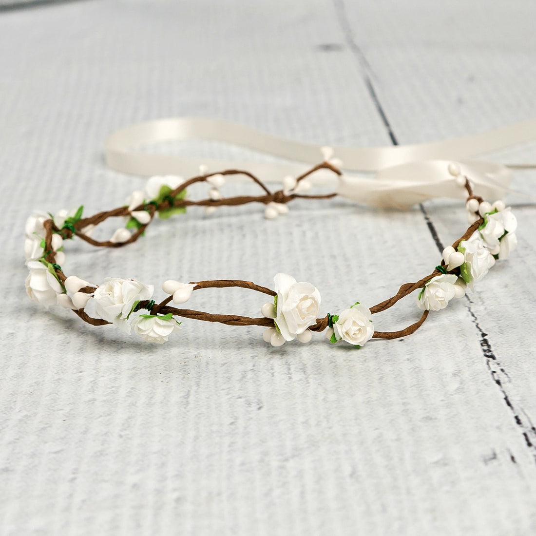 Amelia Flower Girl Crown