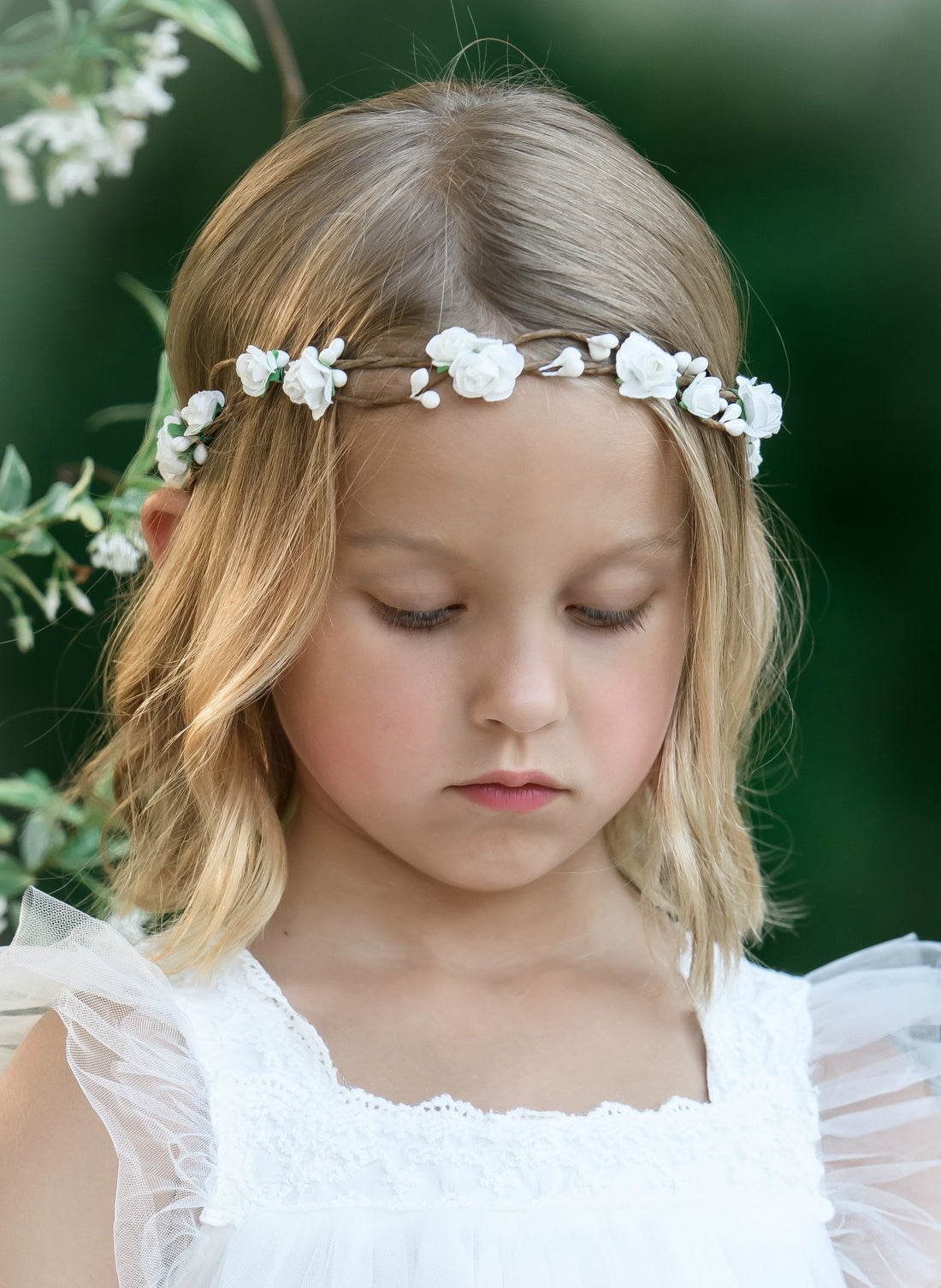 Amelia Flower Girl Crown
