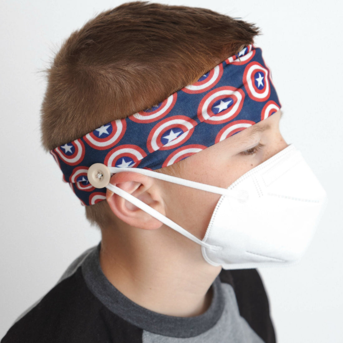 headband mask holder