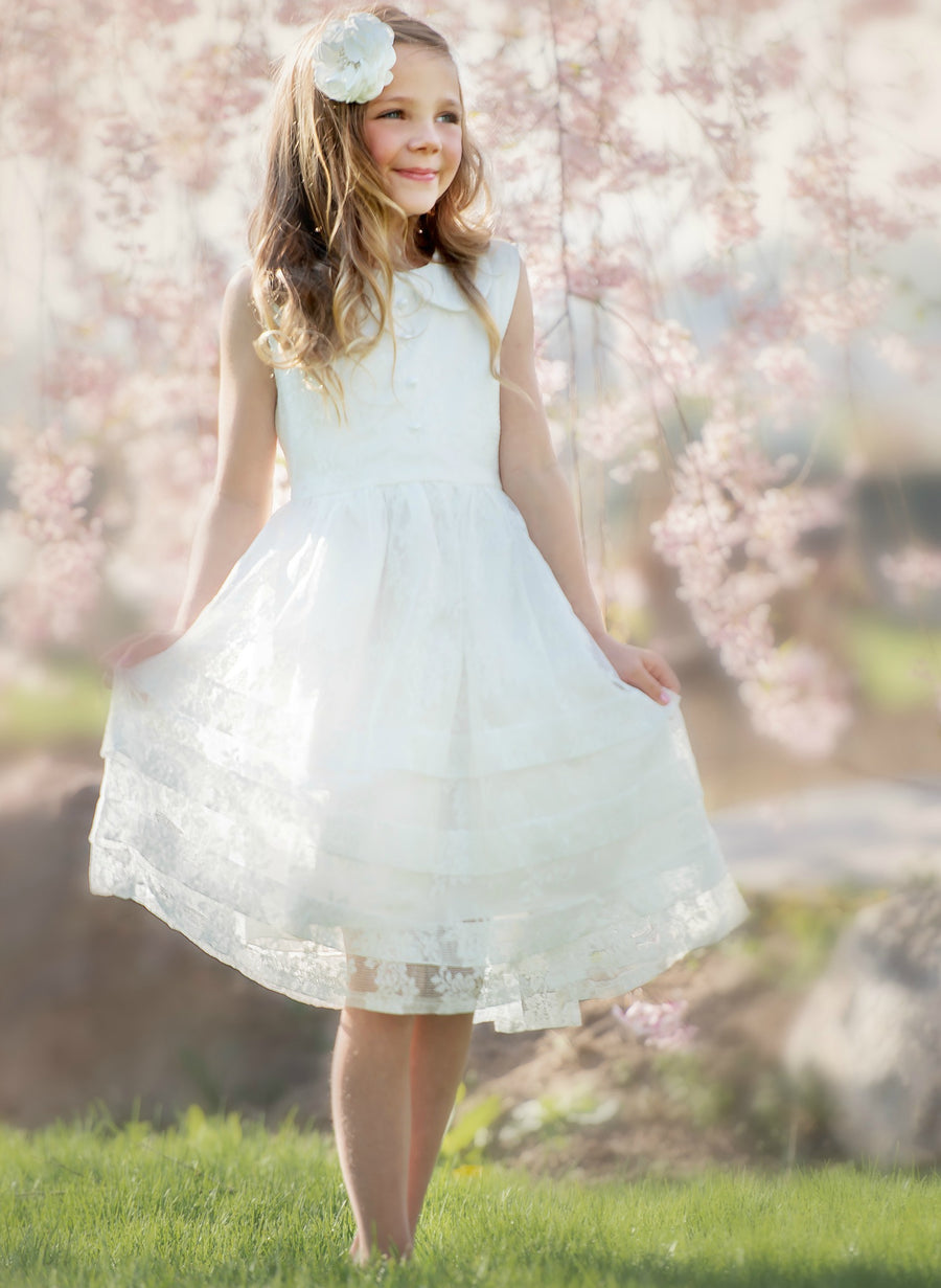 Mikayla Dress - Off White #65