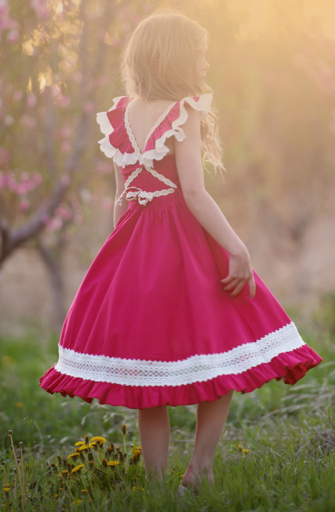 Matilda Dress - Raspberry #221