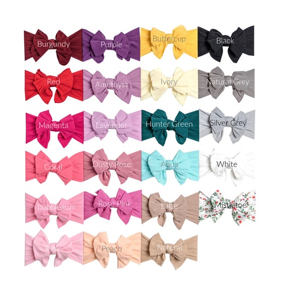 LUNA Knot Nylon Headwraps - 23 colors