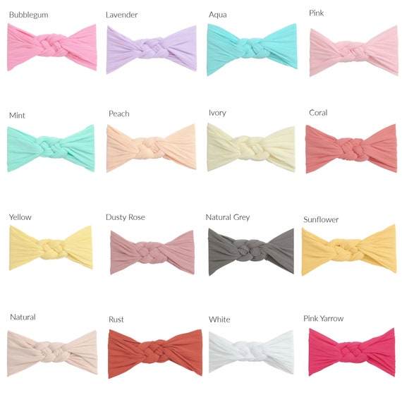 Sailor Knot Nylon Headwrap - 32 Colors