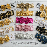 Striped Big Bow Headwraps - Think Pink Bows - 9
