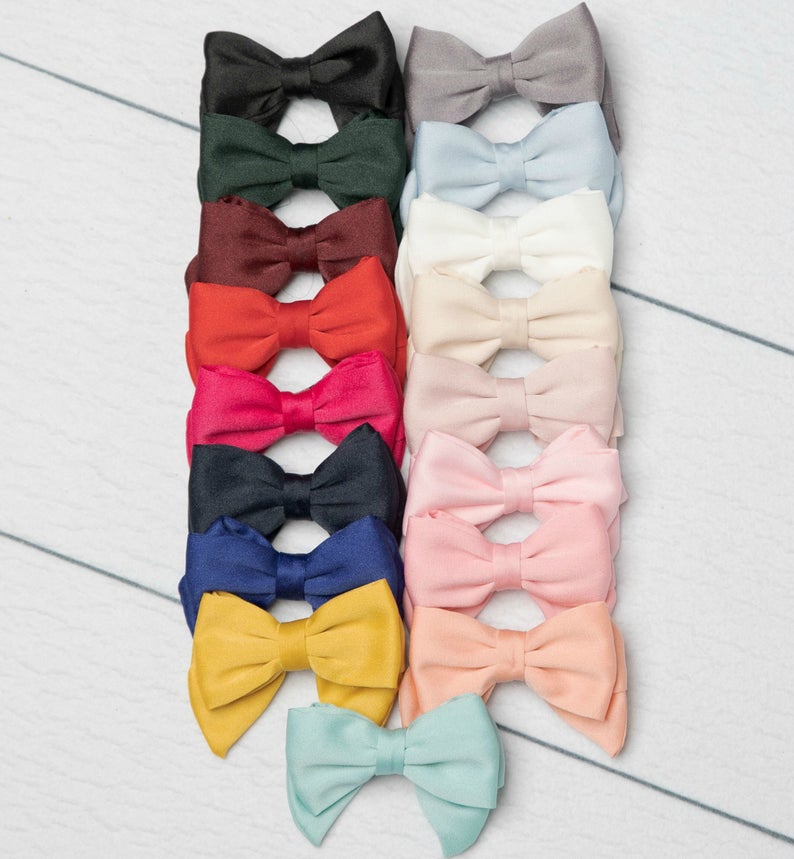 Leila Chiffon Hair Bow Headband 3.5" - 17 Colors