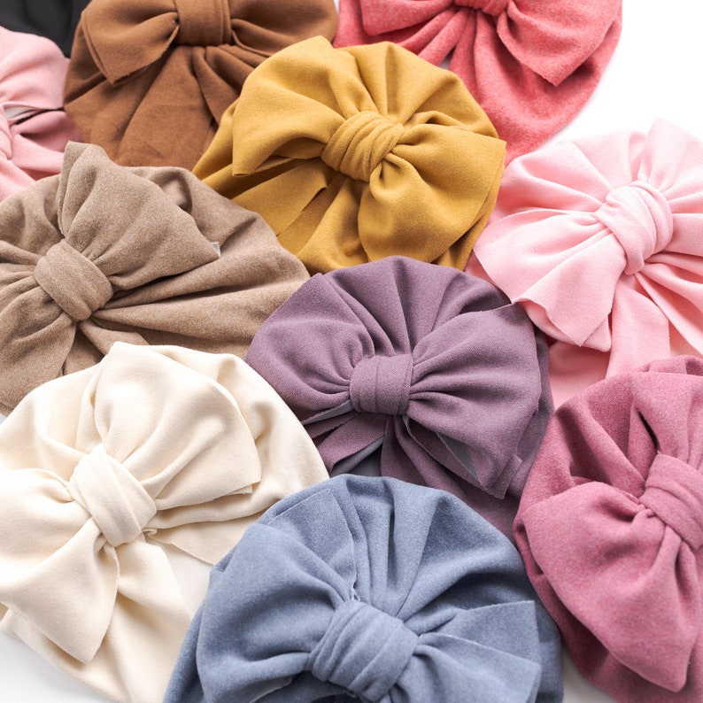 London Turban Bow Hats 12 Colors