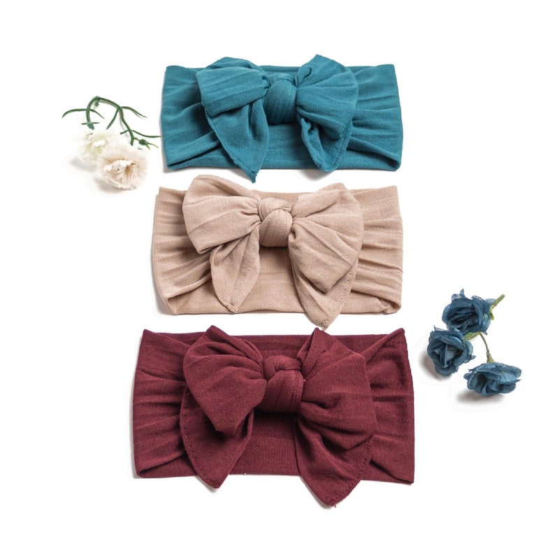 LUNA Knot Nylon Headwraps - 23 colors