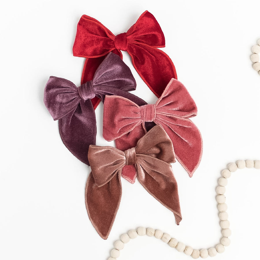 FABLE Velvet SMALL Bow Clip - 8 Colors
